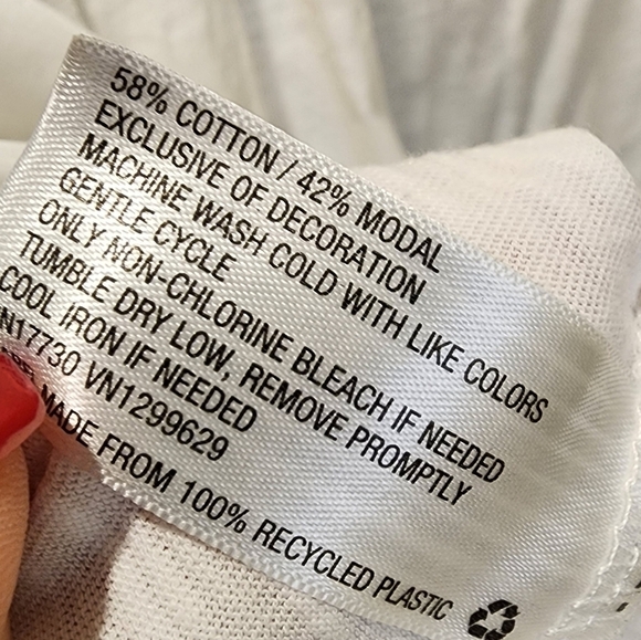 KNOX ROSE white Embroidered boho blouse size L - Picture 9 of 13